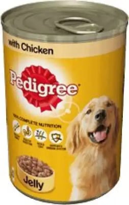 Pedigree Tins with Jelly With Chicken