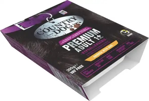 Country Dog Premium Adult 1+ Tray Chicken & Rice Country Dog Premium Adult 1+ Tray Chicken & Rice