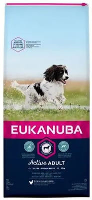 Eukanuba Active Adult Medium Breed Rich In Fresh Chicken