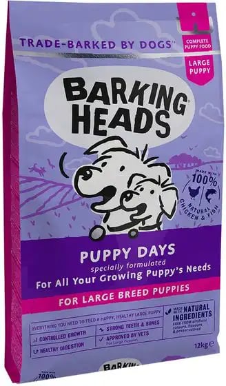 Barking Heads Puppy Days Large Breed Dry Food Puppy Days For Large Dogs