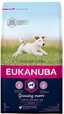 Eukanuba Growing Puppy Small Breed Rich In Fresh Chicken