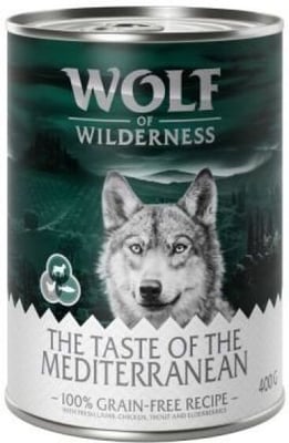 Wolf Of Wilderness 'The Taste Of' Tins The Taste Of The Mediterranean Wolf Of Wilderness 'The Taste Of' Tins The Taste Of The Mediterranean