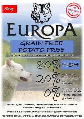 Europa 80/20 Grain Free Potato Free Fish Europa 80/20 Grain Free Potato Free Fish