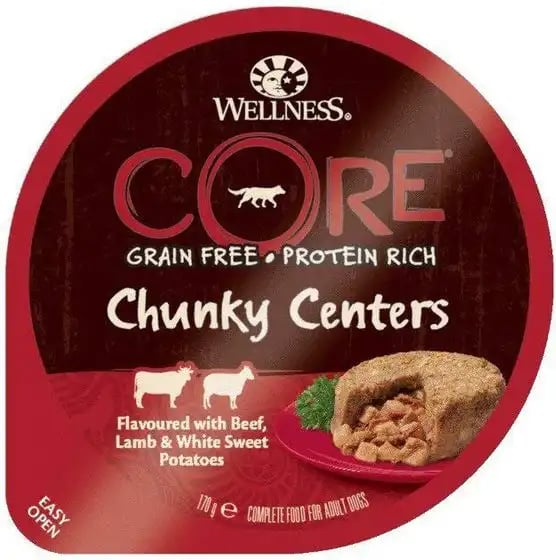 Wellness Core Chunky Centers Flavoured With Beef, Lamb & Sweet Potatoes