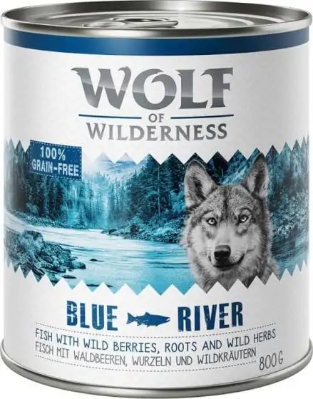 Wolf Of Wilderness Classic Tins Adult Blue River