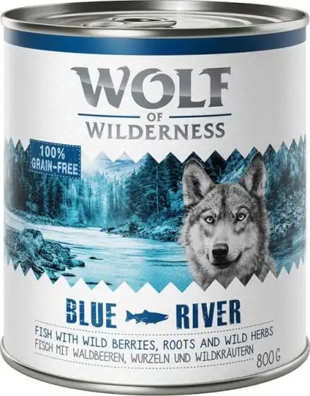 Wolf Of Wilderness Classic Tins Adult Blue River Wolf Of Wilderness Classic Tins Adult Blue River