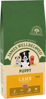 James Wellbeloved Puppy Dry Lamb & Rice