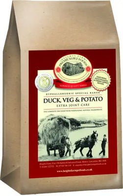 Heights Farm Adult Extra Joint Care Grain Free Duck Vegetable & Potato Heights Farm Adult Extra Joint Care Grain Free Duck Vegetable & Potato