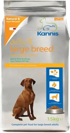 Kannis Adult Large Breed With Chicken & Rice