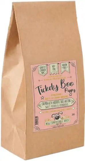 Ci Tickety Boo Puppy Salmon, Haddock With Sweet Potato & Asparagus Ci Tickety Boo Puppy Salmon, Haddock With Sweet Potato & Asparagus