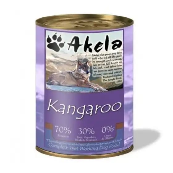 Akela Wet Working Dog Food Kangaroo Akela Wet Working Dog Food Kangaroo