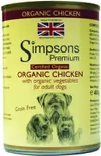 Simpsons Premium Adult Wet Food Organic Chicken