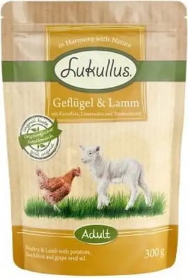 Lukullus Adult Pouches Grain Free Poultry & Lamb