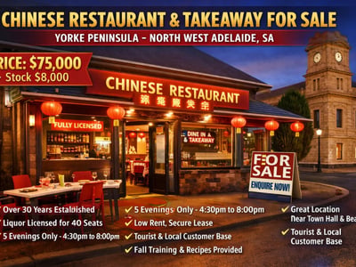 Chinese Restaurant and Takeaway For Sale In North West Adelaide SA image