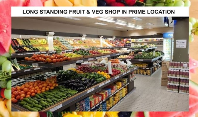 LONG STANDING FRUIT & VEG SHOP IN PRIME LOCATION