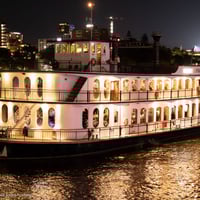 Paddle Wheeler Floating Restaurant Vessel image