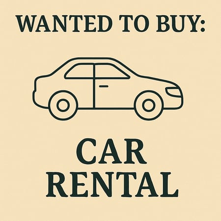 WANTED: Car Rental in Australia - Buyer Ready
