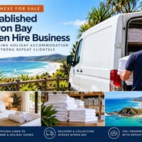 Established Byron Bay Linen Hire Business Strong Repeat Clientele image