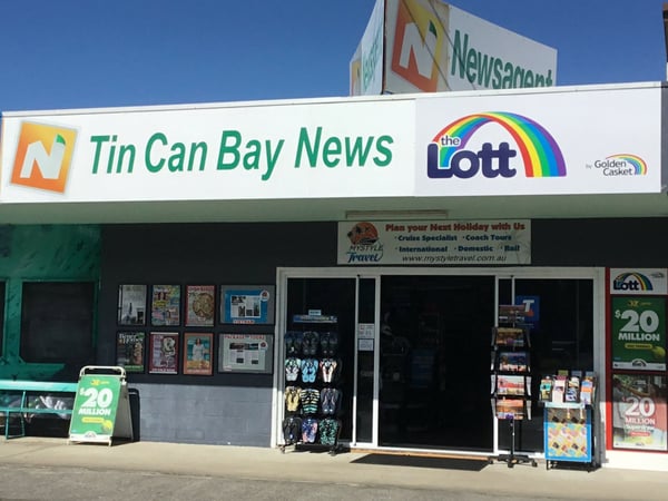 TIN CAN BAY NEWSAGENCY FOR SALE $195,000 plus SAV - NEW HOT SPOT FOR TOURISM CLOSE TO FRASER ISLAND/JUST NORTH OF NOOSA