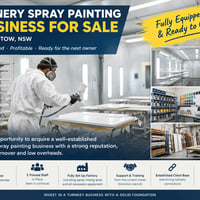 Joinery Spray Painting Business for Sale  Padstow | Trained Team, High Turnover & Owner Support image