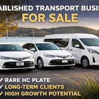 Established Hire Car Business Contracts, HC Plate & Strong Local Reputation image