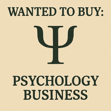 WANTED: Psychology Business in Australia - Buyer Ready