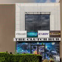 Automotive online business - with modern warehouse image