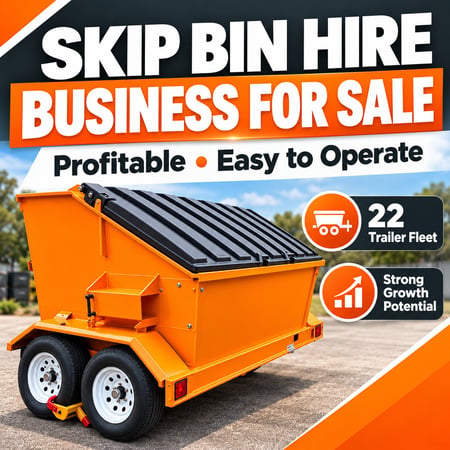 Mobile Skip Bin Hire Business - 22 Trailer Fleet - Melbourne South-East