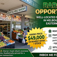 Well-Located Fruit & Veg Shop in Melbourne\'s Prime Eastern Suburbs! image