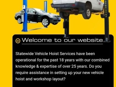 Vehicle Hoist Business Mobile. image