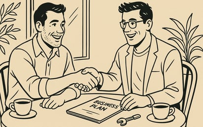 Should You Partner With A Friend To Buy A Business? article cover image