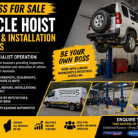 Established Vehicle Hoist Service, Installation & Repair Business image
