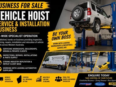 Photo of Established Vehicle Hoist Service, Installation & Repair Business
