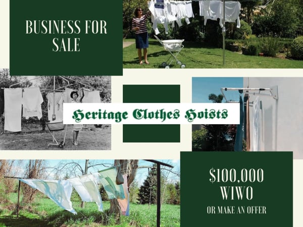 SALE! Established Clothes Hoist Business