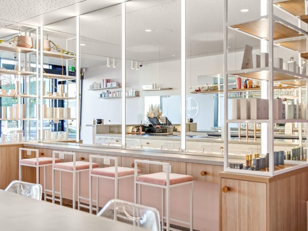 Makeup and beauty area