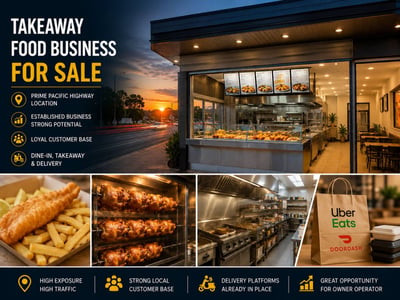 Profitable Takeaway Opportunity | Prime Pacific Highway Location image