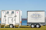 Luxury Portable Trailers with Cool-rooms & Toilet Hire