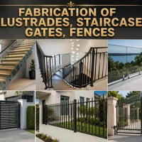 FABRICATION OF BALUSTRADES, STAIRCASES, GATES, FENCES image