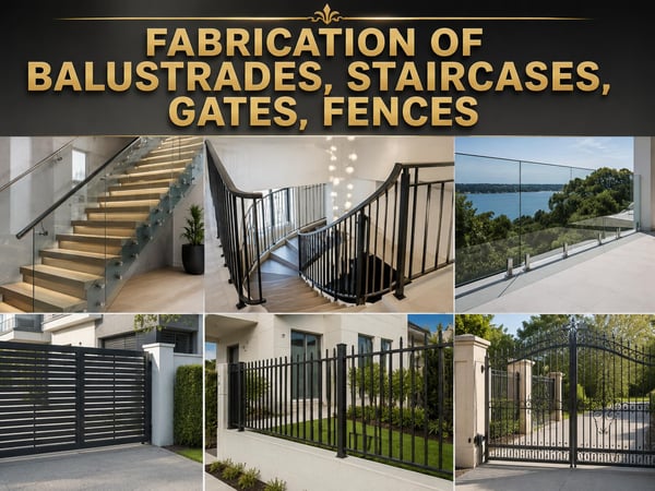 FABRICATION OF BALUSTRADES, STAIRCASES, GATES, FENCES primary image