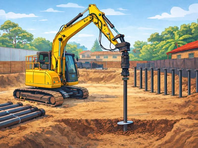 Steel Screw Pile Asset Sale Only - Plant and Equipment Package - Sydney, NSW image