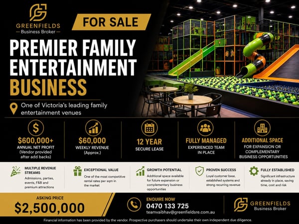 Premier Kids Entertainment Play centre Business For Sale | Melbourne Inner West