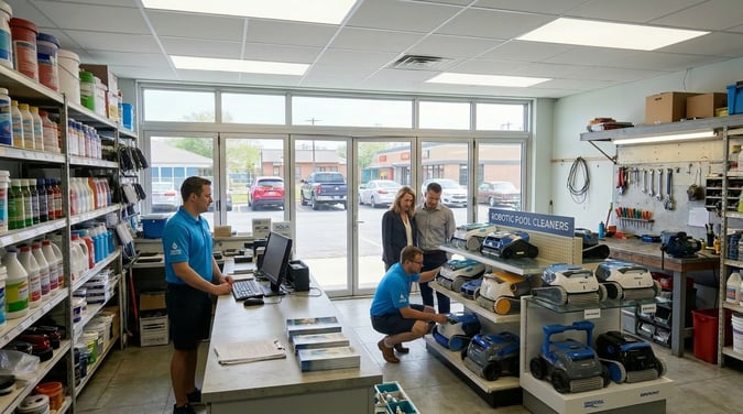 POOL AND SPA SERVICE IN BUSY NORTHERN SUBURBS - PERTH primary image