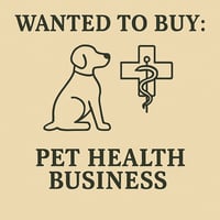 WANTED: Pet Health Business in Australia - Buyer Ready image