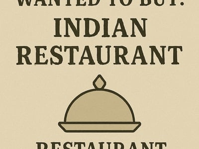 WANTED: Indian Restaurant Business in Australia - Buyer Ready image