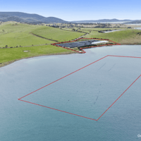 Land base aquaculture facility and marine lease image