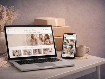 Maternity & Breastfeeding E-Commerce Platform for Sale — Ready to Operate image