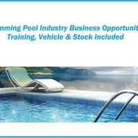 Swimming Pool Industry Business Opportunity Training, Vehicle & Stock Included image