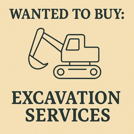 WANTED: Excavation Services in Australia - Buyer Ready