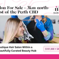 Boutique Hair Salon Within a Beautifully Curated Beauty Hub, 3km north-west of the Perth CBD image