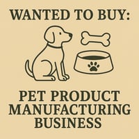 WANTED: Pet Product Manufacturing Business in Australia - Buyer Ready image